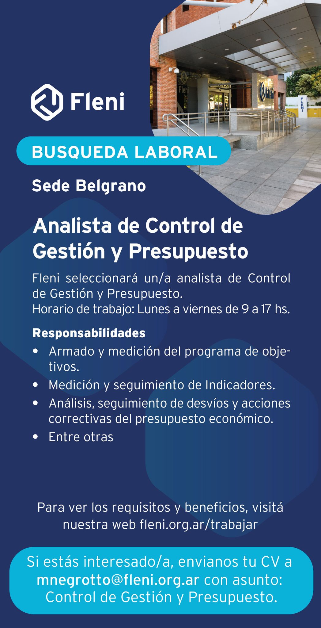 Fleni - 🔎📊 Fleni se encuentra en la búsqueda de un/a analista de ...