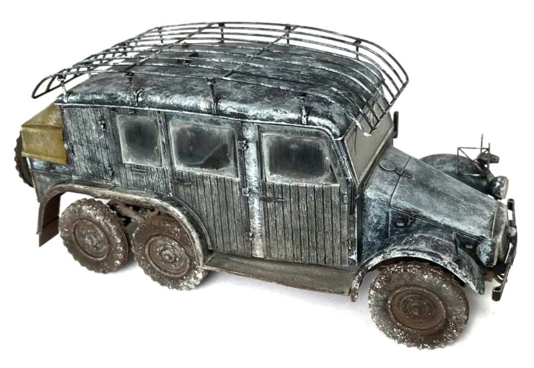 Figurine / Maquette Military Armor N°26 - SNAR 10 Kfz.69 Krupp Protze Ardenne - Occasion