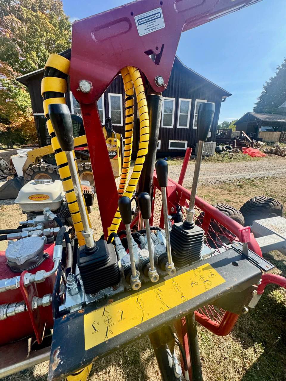 Kranman 30-50 Log Loader + Forestry Trailer – Honda Powered (Swedish ...