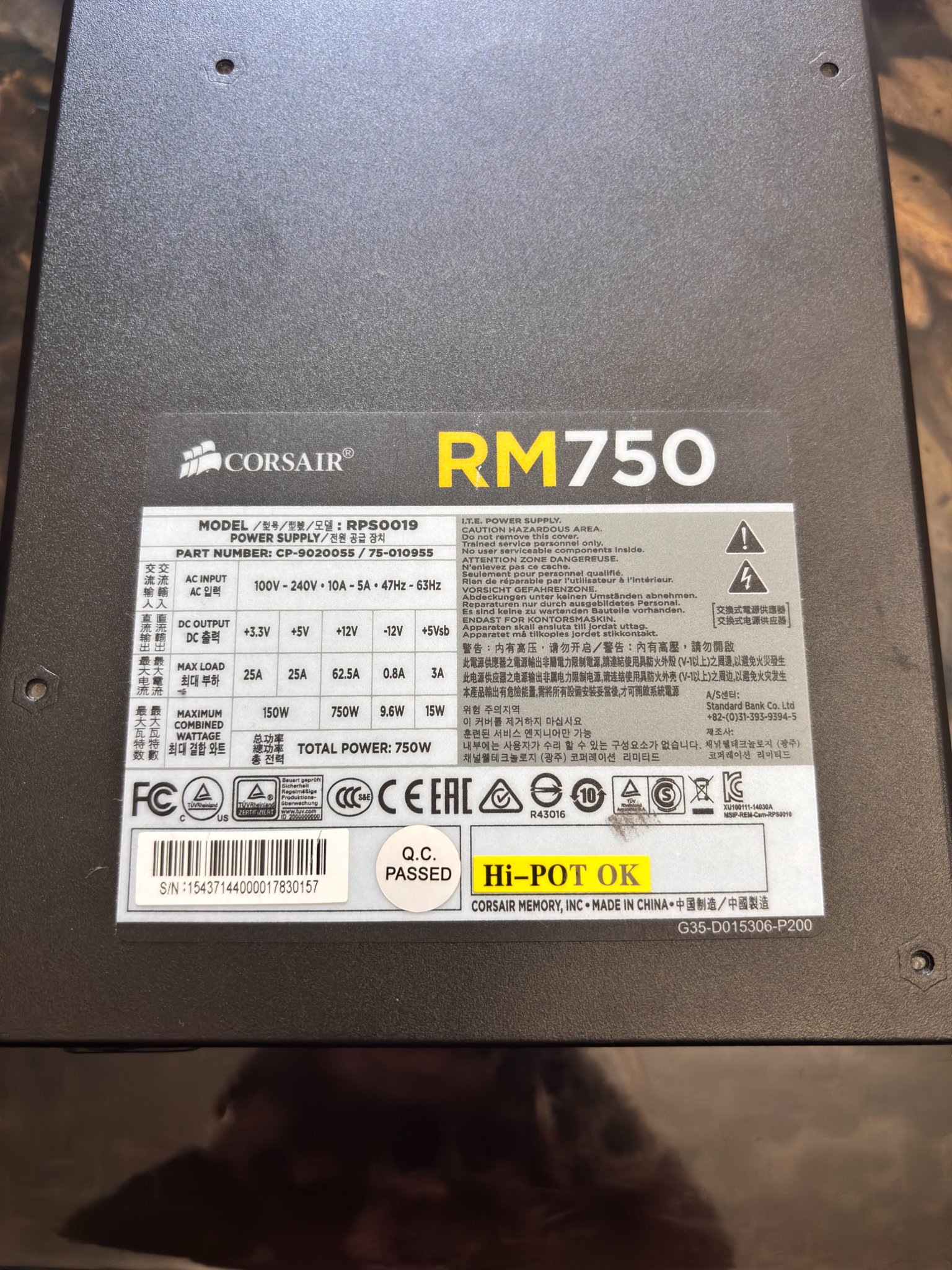 PC Bundle – Corsair RM750 Gold PSU + 16GB DDR4 RAM - CPUs/Processors ...