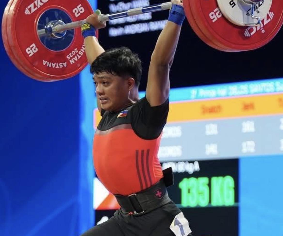🏋️ Weightlifting | Prince Kiel delos Santos 🇵🇭 lifted a total