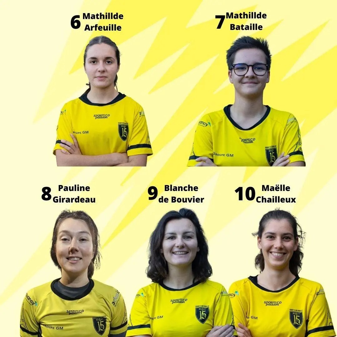 Les Féminines du Rugby Club Paris 15