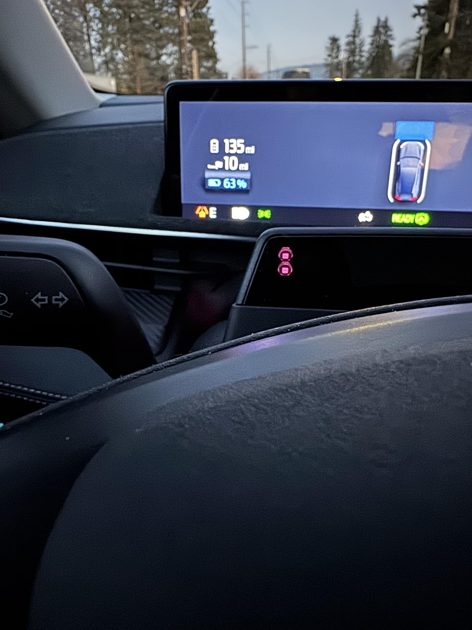 What is the mysterious km display on my Mustang Mach-E dash?