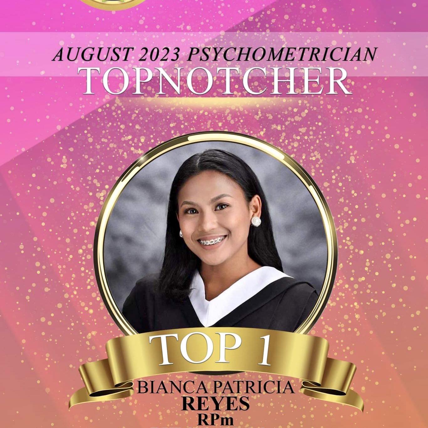 Filipino Psychometricians | It's hooray for our Block 1 Topnotchers in ...