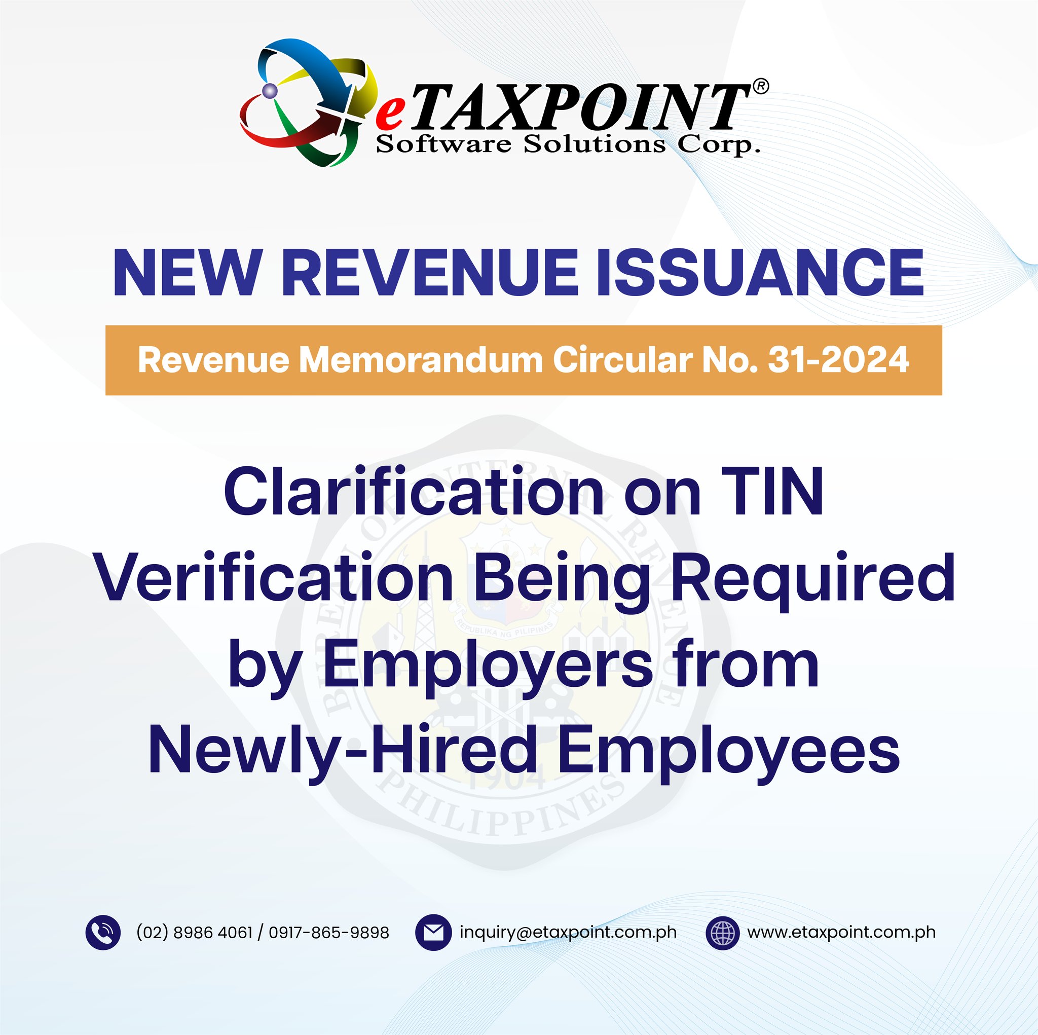 Etaxpoint - REVENUE MEMORANDUM CIRCULAR NO. 31-2024 Important update ...