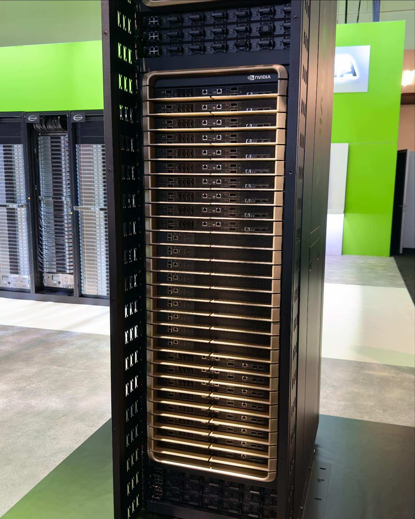 StorageReview - Our first look at one of the 8 racks of...