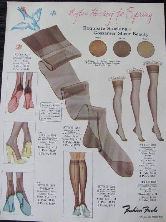 Knee High Tights Prestige RHT Stockings 100% Nylon 15 Denier Reinforced ...