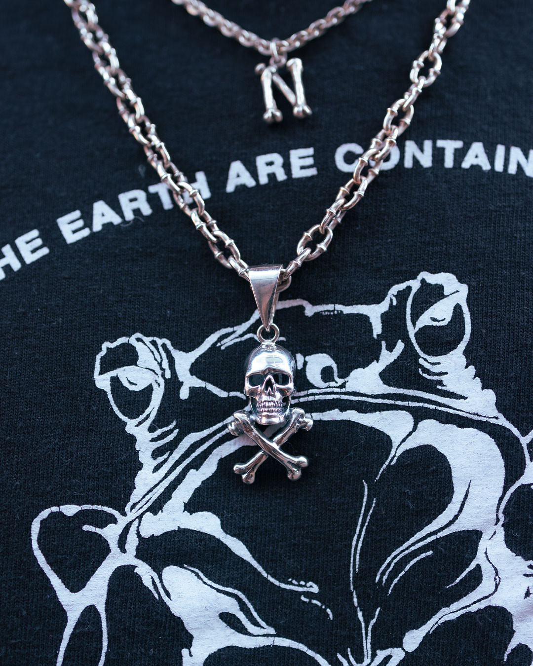 The Great Frog's large skull cuff statement piece