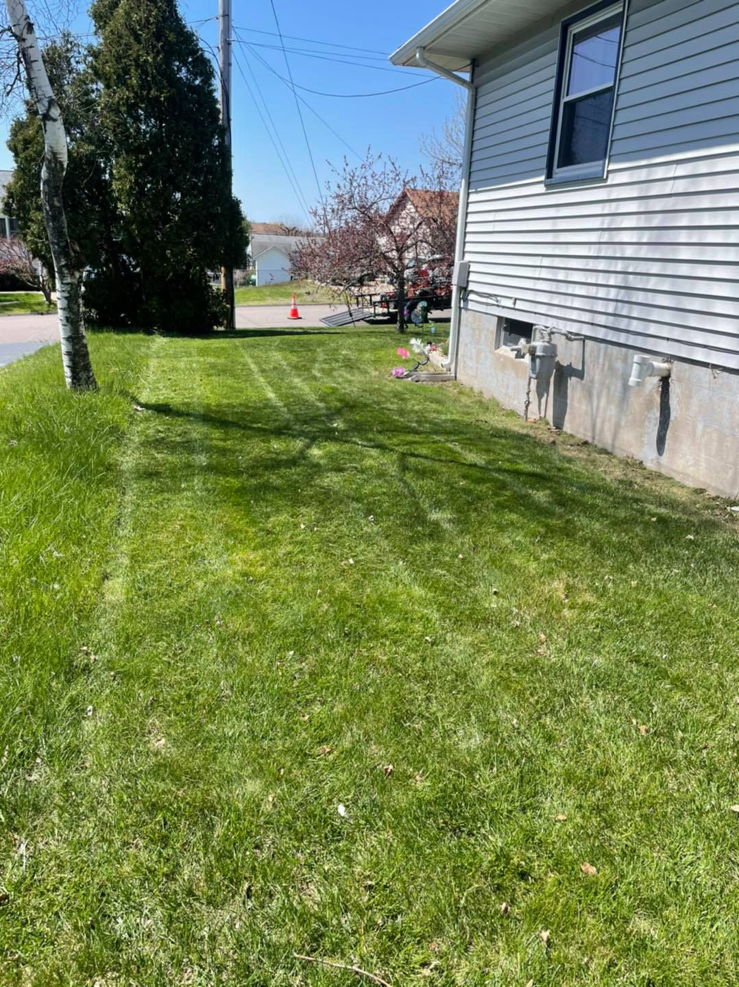 View of Some fresh cut lawns this week! Did you know we service a huge area in ...