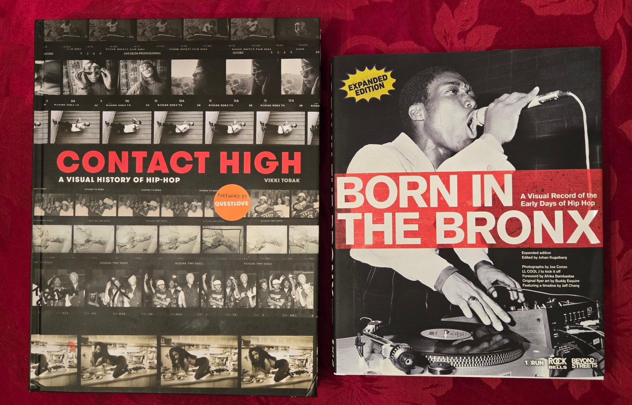 Early hip hop photos and flyers in Contact High and Born in the