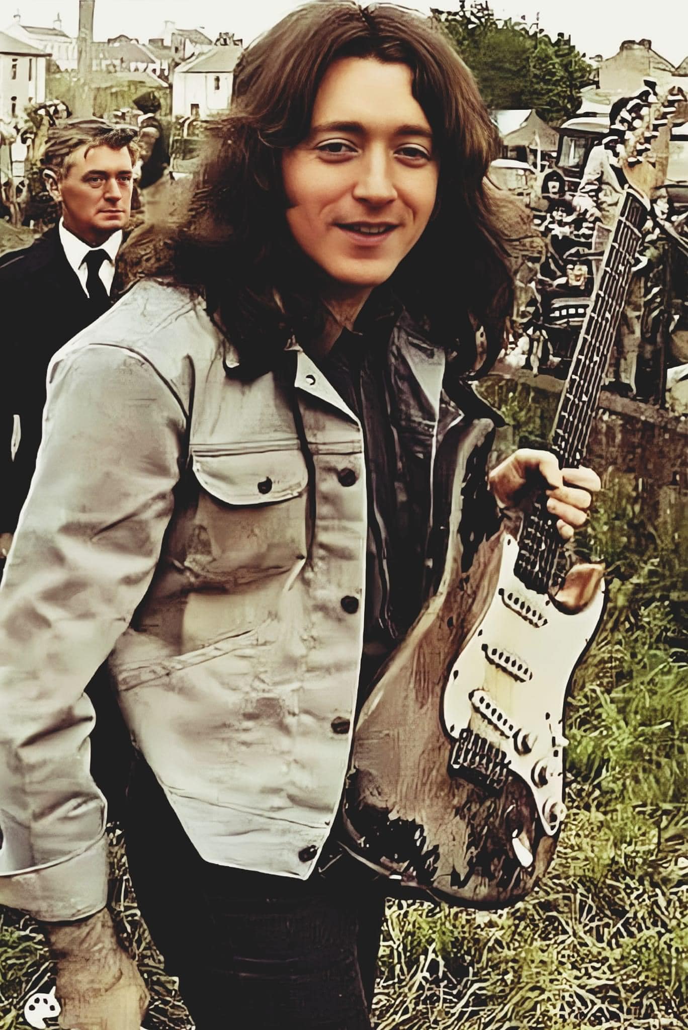 Thinking - Rory Gallagher with his legendary 1961 Fender Stratocaster ...