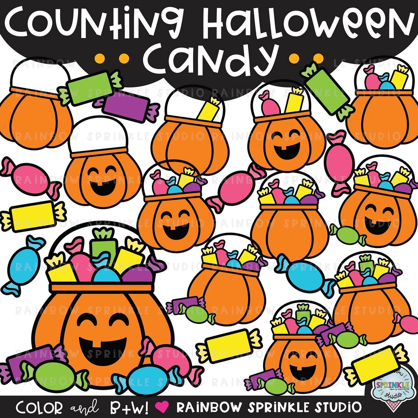 🎃💕 The counting Halloween Candy... Rainbow Sprinkle Studio