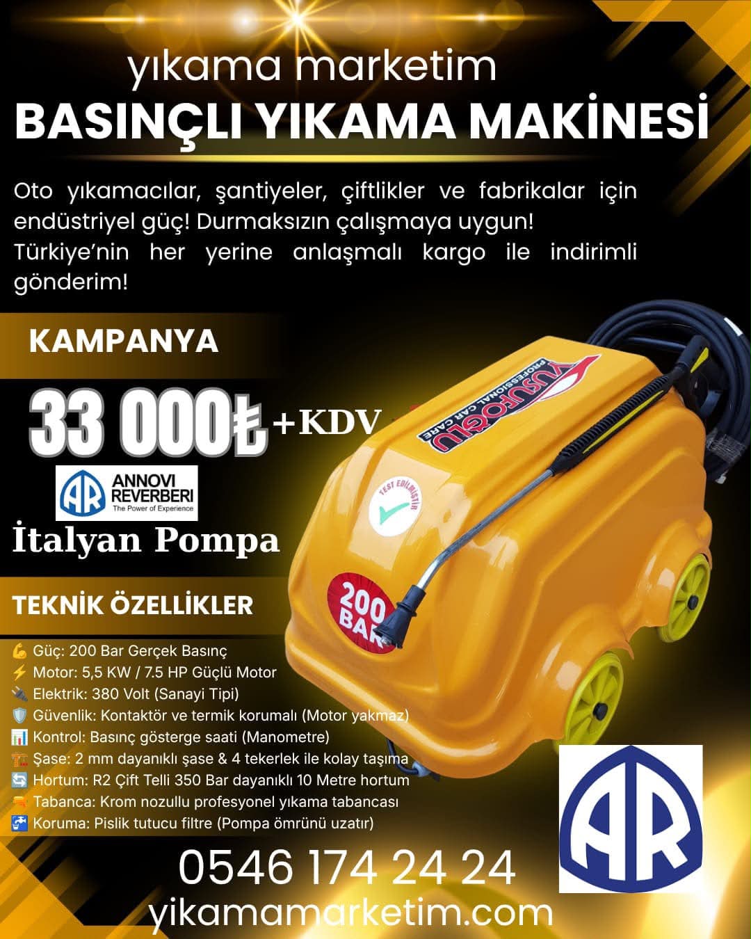 yıkama marketim BASINÇLI YIKAMA MAKİNESİ Oto yıkamacılar, şantiyeler, 
