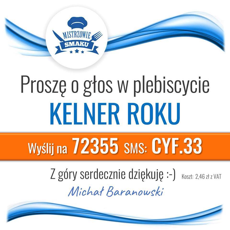 Kelner Roku Michał Baranowski