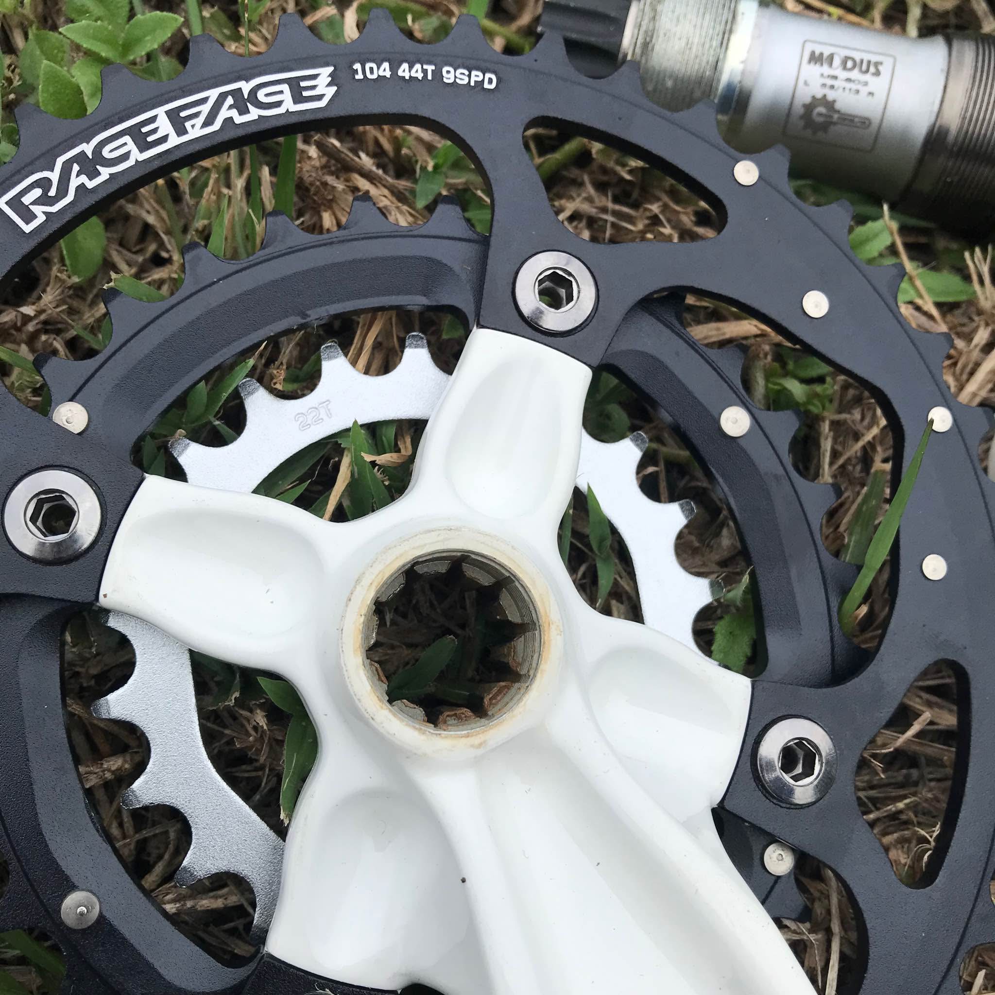 Retro MTB RACEFACE prodigy xc forged crankset (nos) Brand 