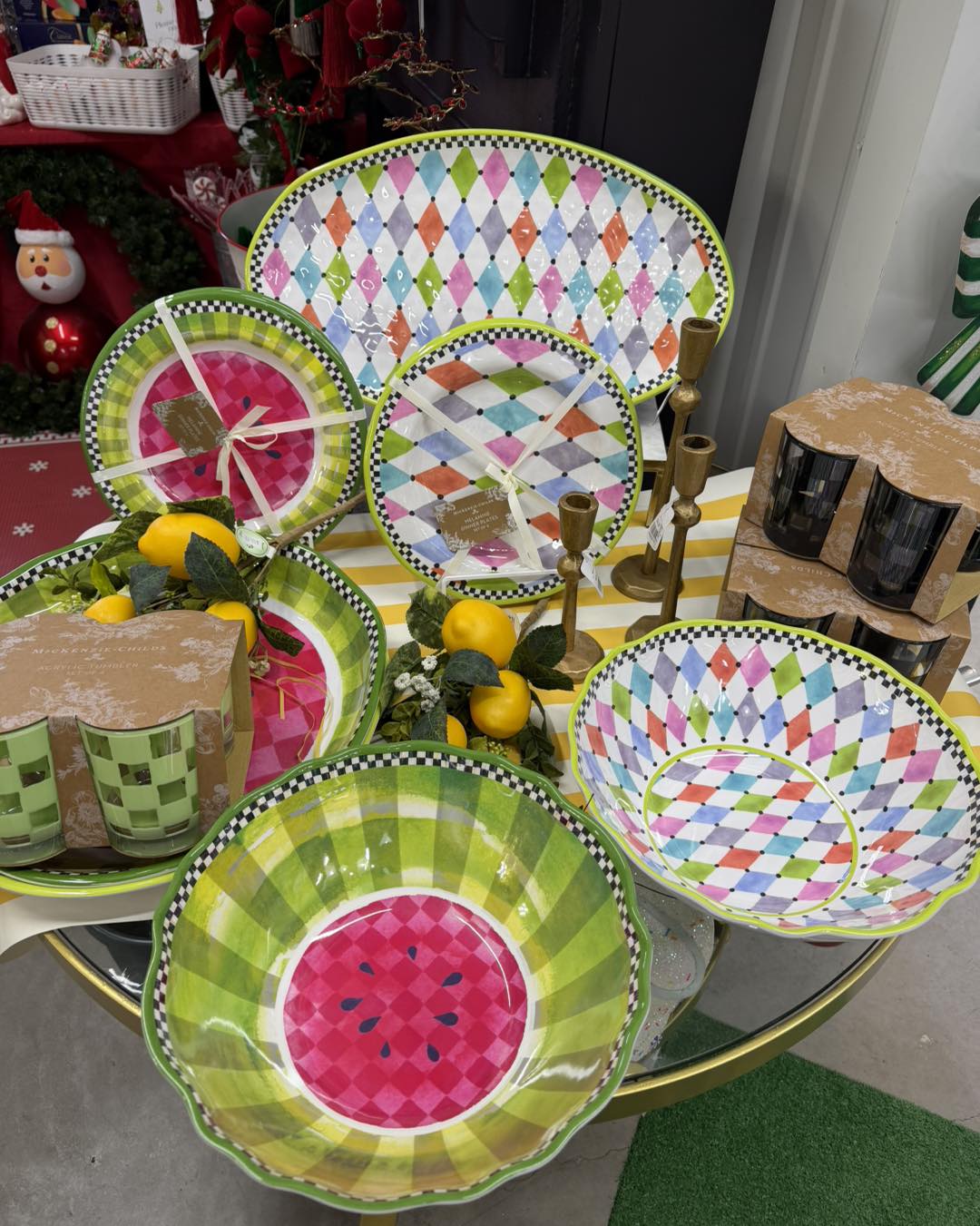 The new Mackenzie Childs summer collection has arrived!!! These
