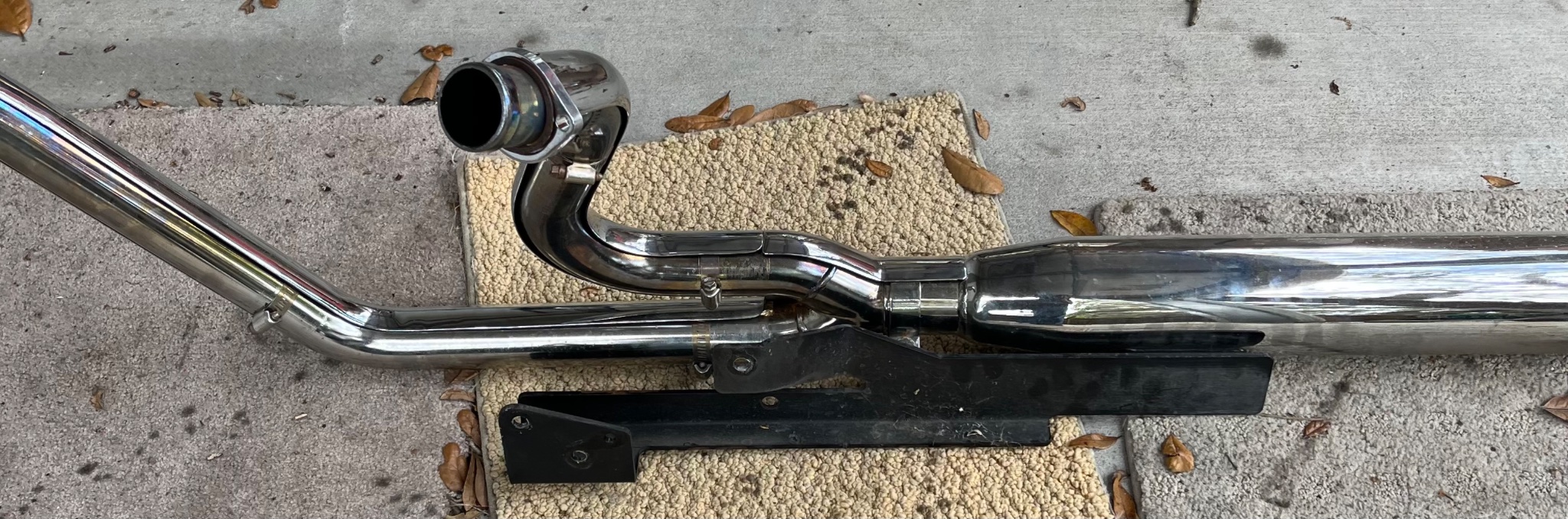 Python 2 into 1 removed from 2004 sportster. - Car Exhausts & Exhaust ...