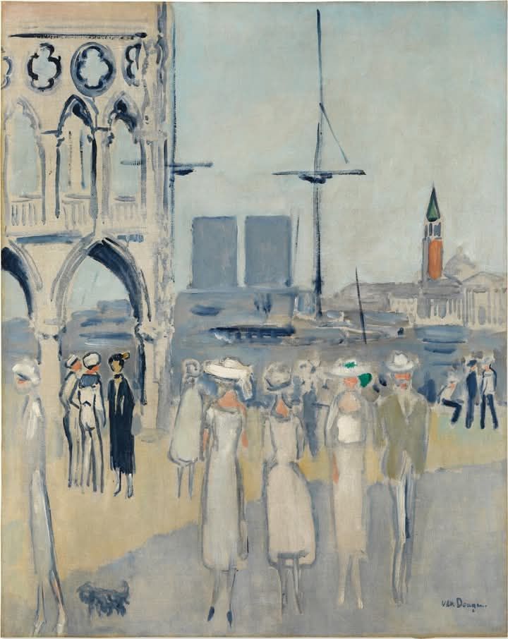 Kees van Dongen's La Piazzetta, Venice painting