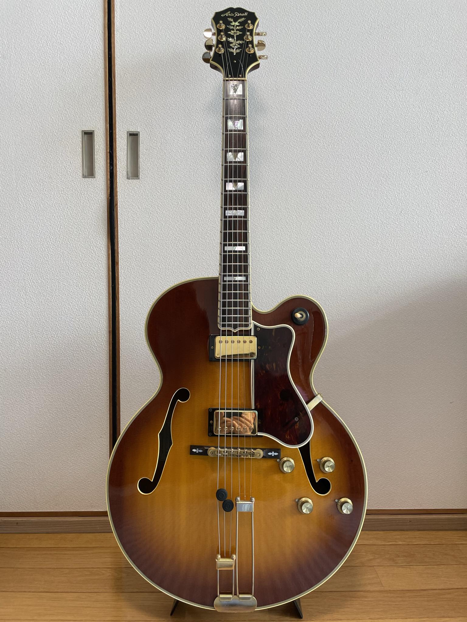 Aria gl350. Guild D50 copy. They nailed it! The sound and look!