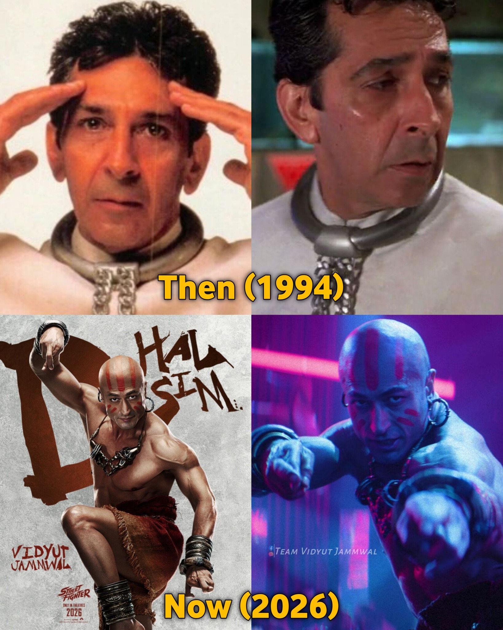 Team - Dhalsim in Live-Action Street Fighter: 1994 vs 2026 🔥 • 1994 ...