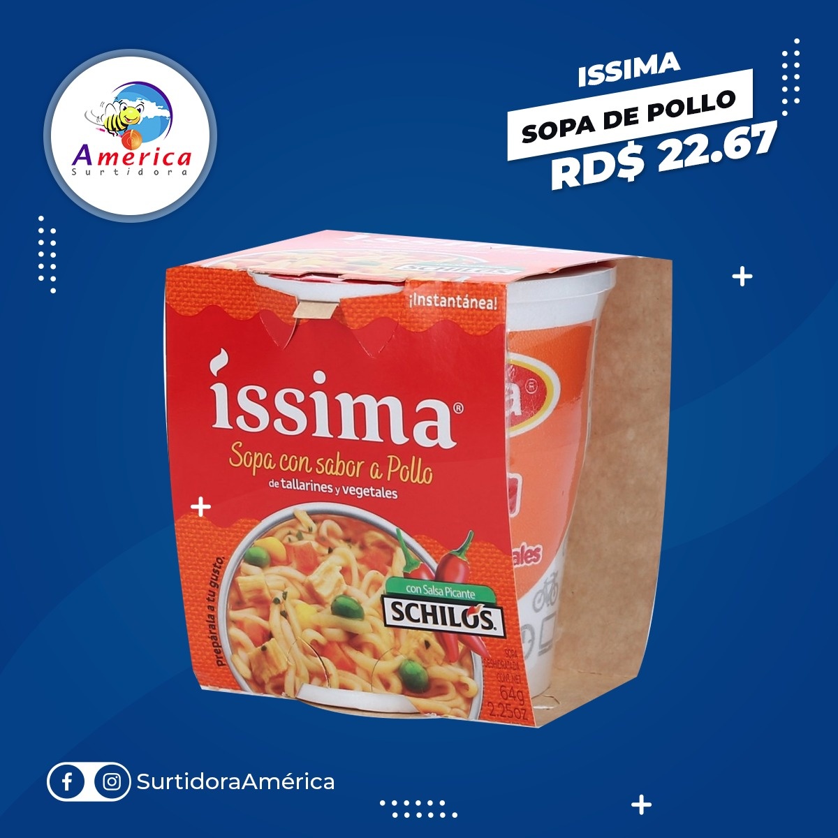 La sopa sabor a pollo de Issima es una... - Surtidora América | Facebook