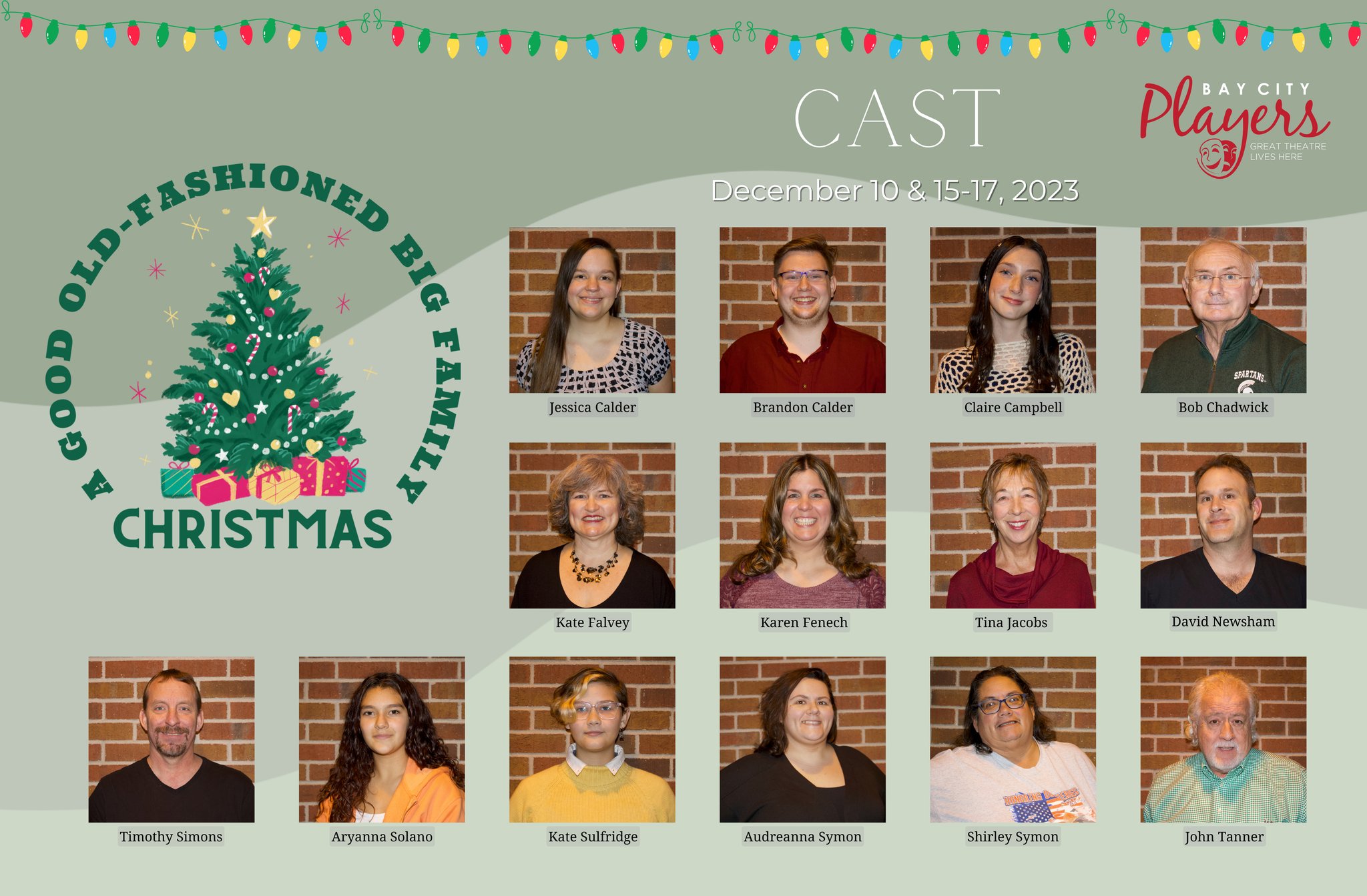 Bay - Meet the cast of A GOOD OLD-FASHIONED BIG FAMILY CHRISTMAS ...