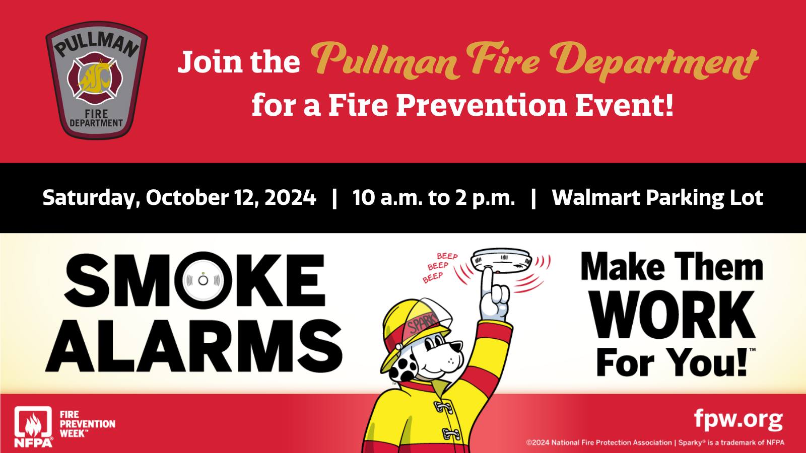 City of Pullman - 🚒🧯It's Fire Prevention Week! 🧯🚒 The...