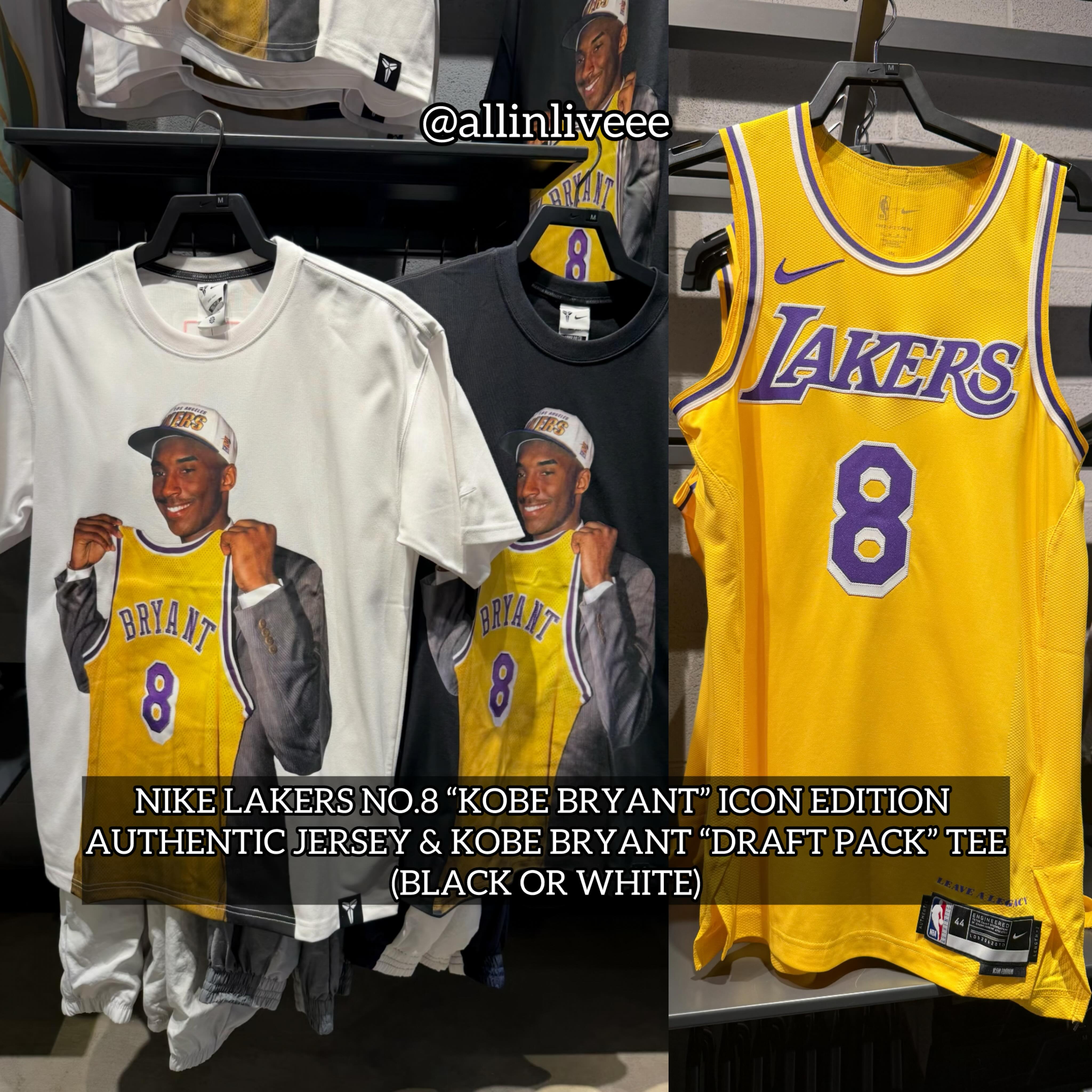 NIKE LAKERS NO.8 “KOBE BRYANT” ICON EDITION 落場版AUTHENTIC 球衣 