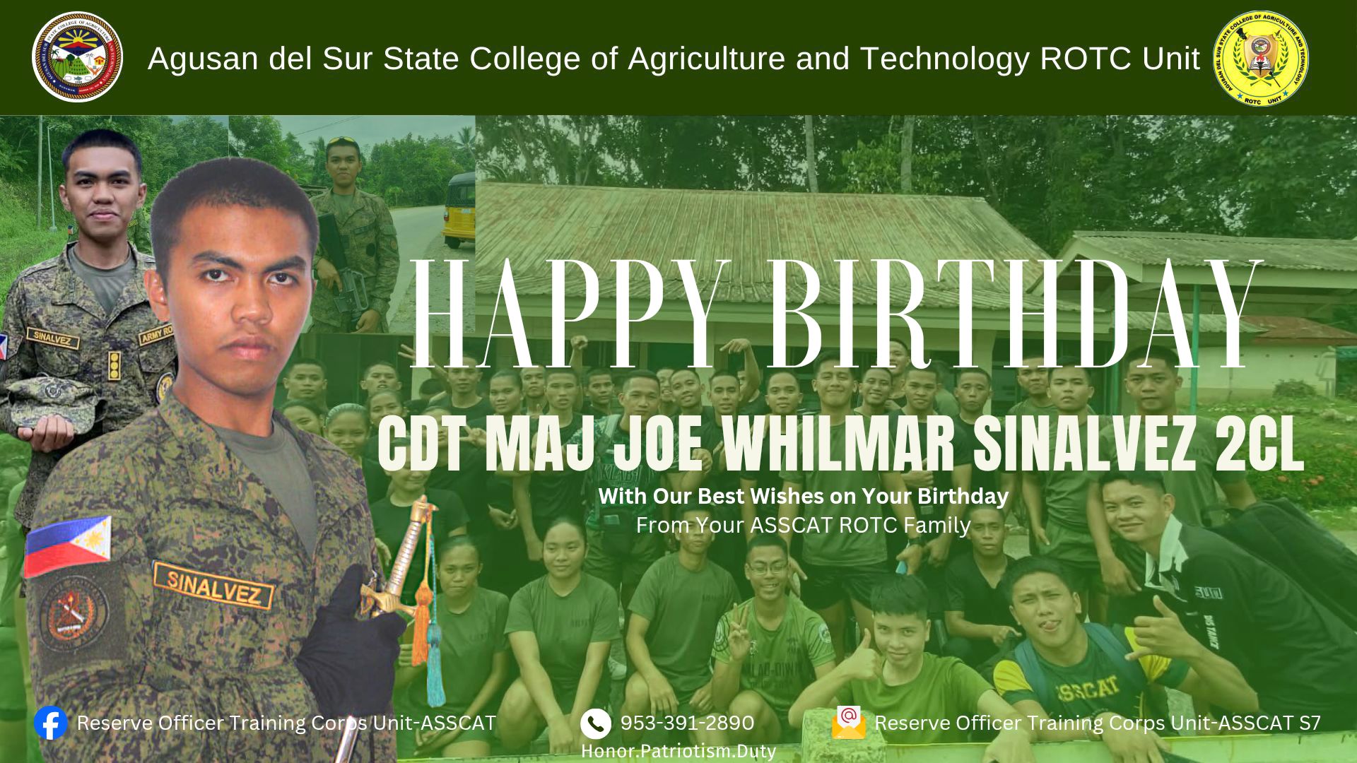 Reserve - HAPPY BIRTHDAY Sir Sinalvez Sir! The Agusan del Sur State ...
