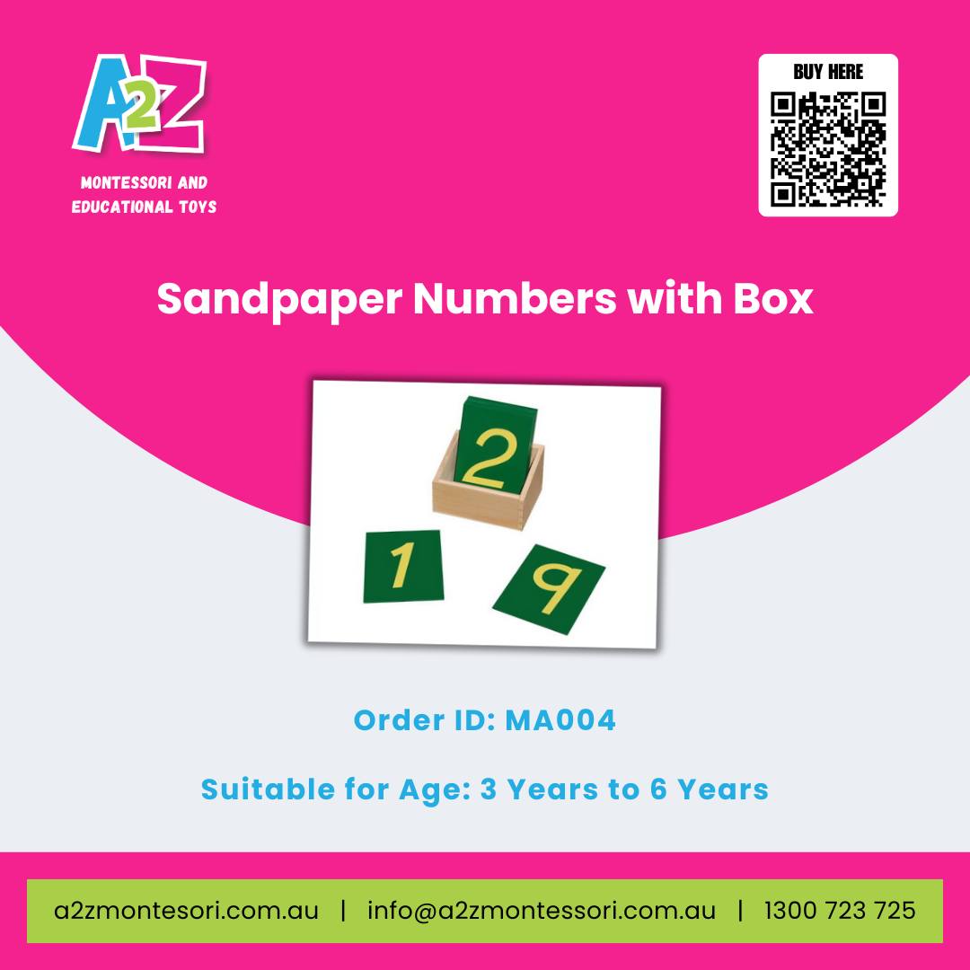 A2Z - Develop Writing Skills with Sandpaper Numbers Introduce your ...