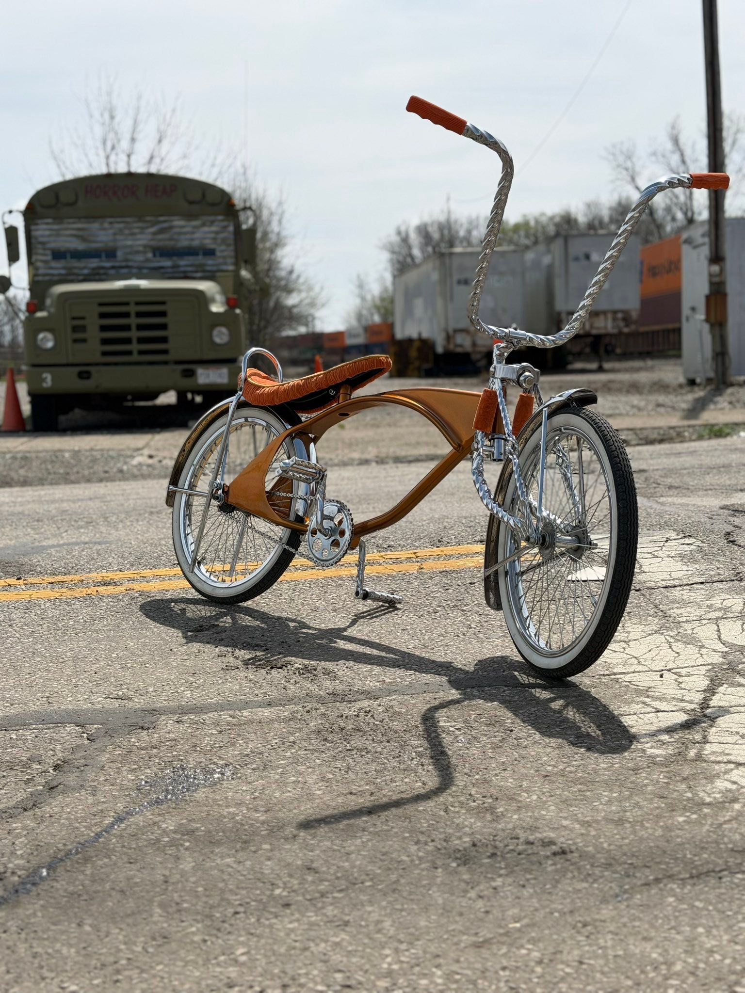 fantasy lowrider bicycle Micargi 26" Mustang GT Retro Cruiser Bike Stretch Bike Heavy Duty Silver/Black Brakes Now taking pre orders on