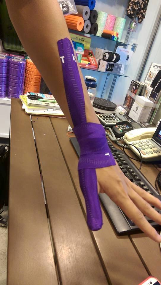 Kt Tape 台灣 分享kttape 肌內效貼實貼 大拇指吃蘿蔔乾 受鈍力造成挫傷 Facebook