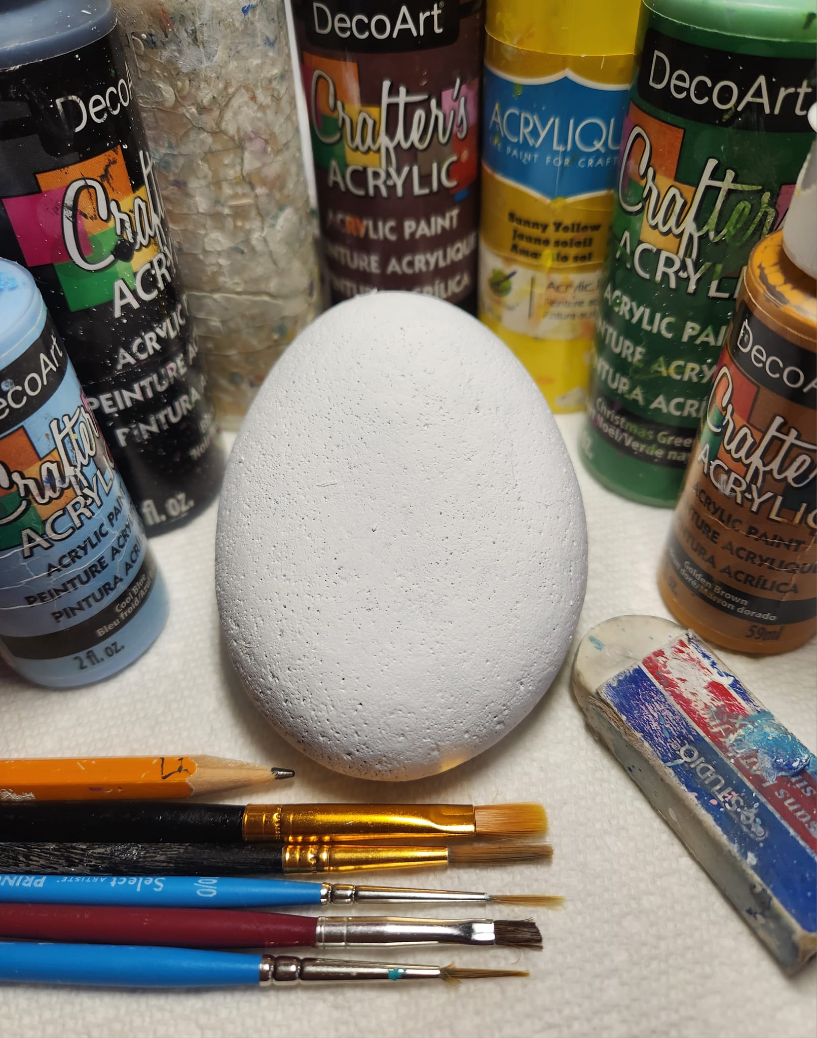 Rocan Rocks - What you'll need. As always, I've base coated my rock ...