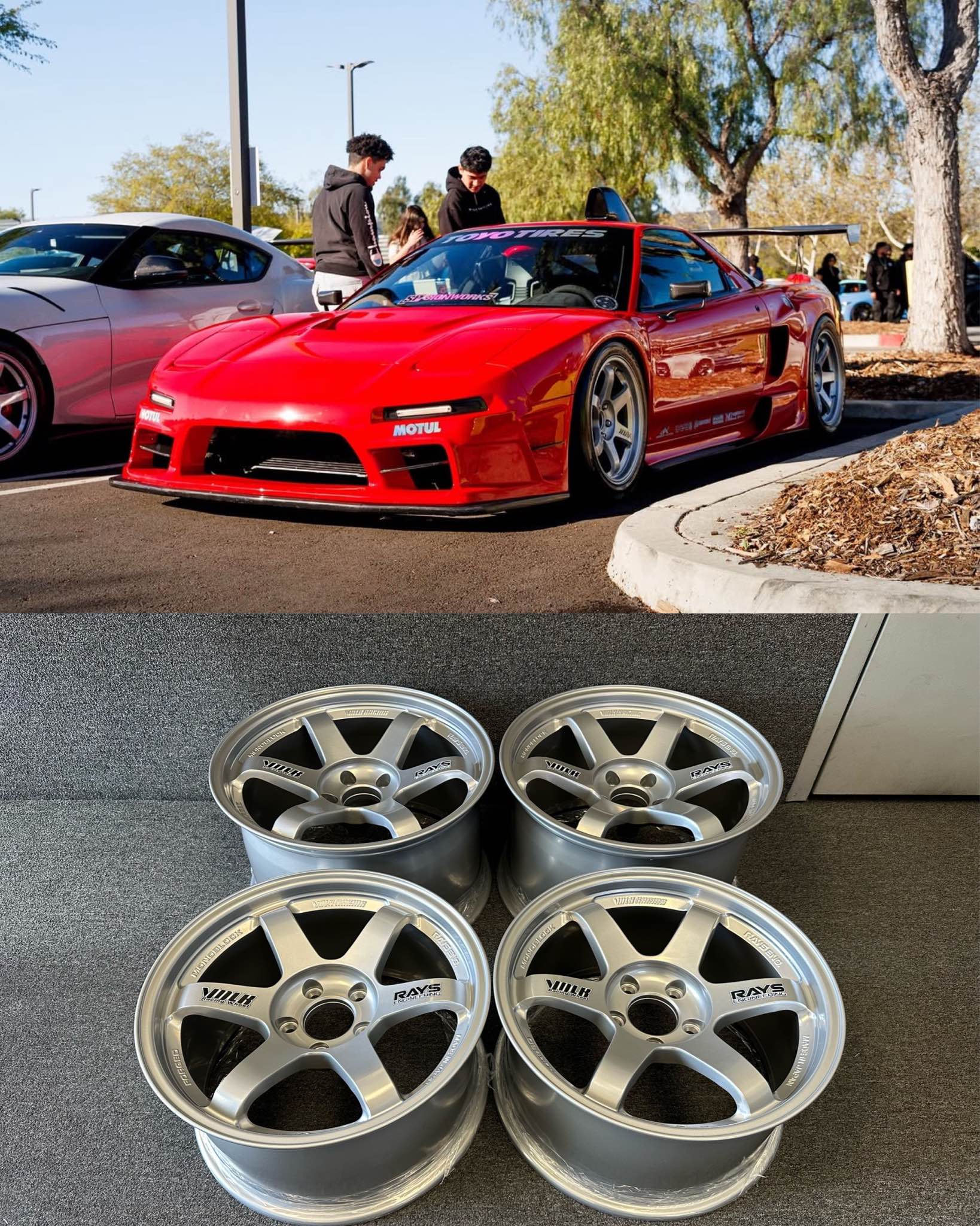 F/S: Te37SL 17/18 NSX Spec SILVER Up for sale this week is one of