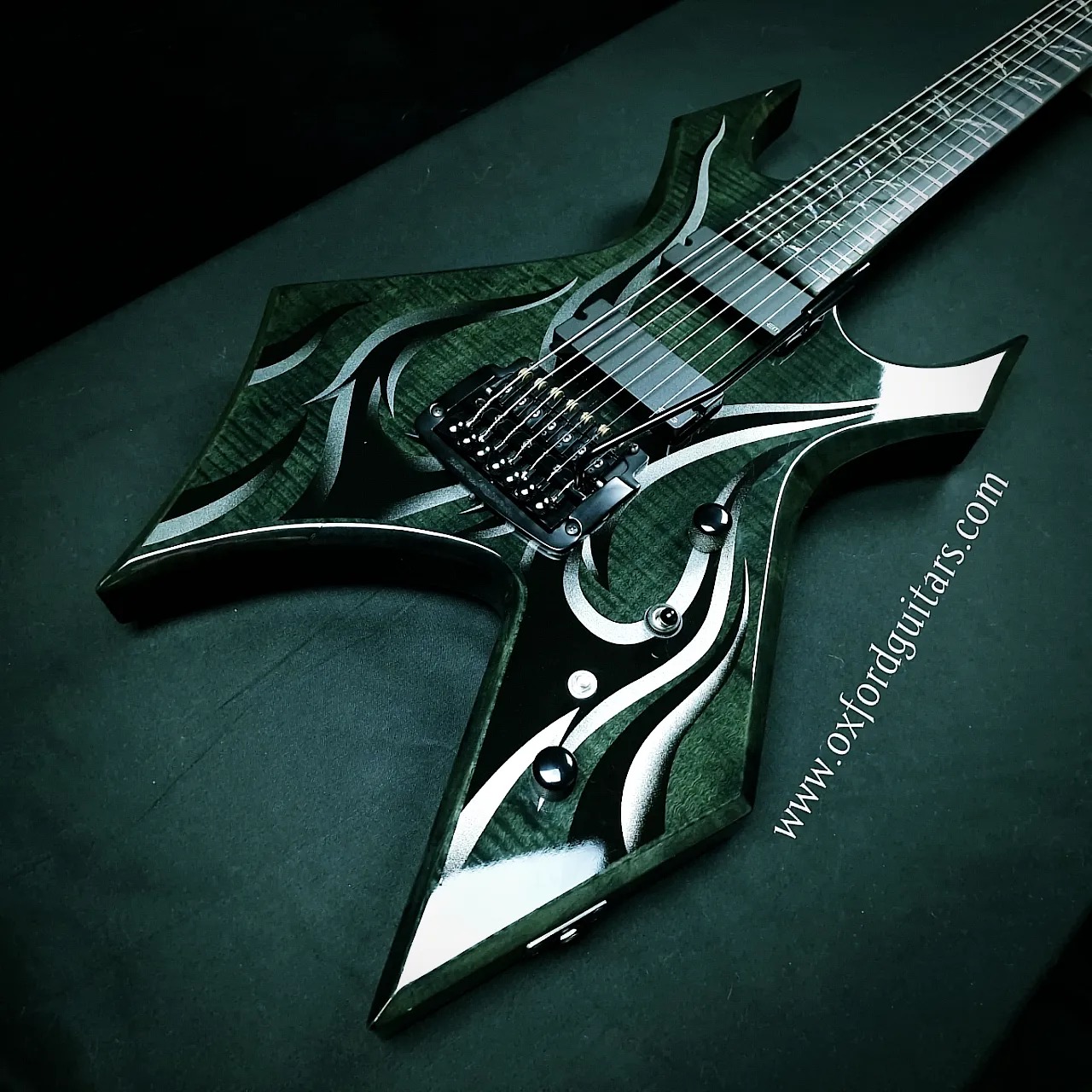 2010 B.C. Rich KKW7 Kerry King Warlock Signature 7 Trans Black