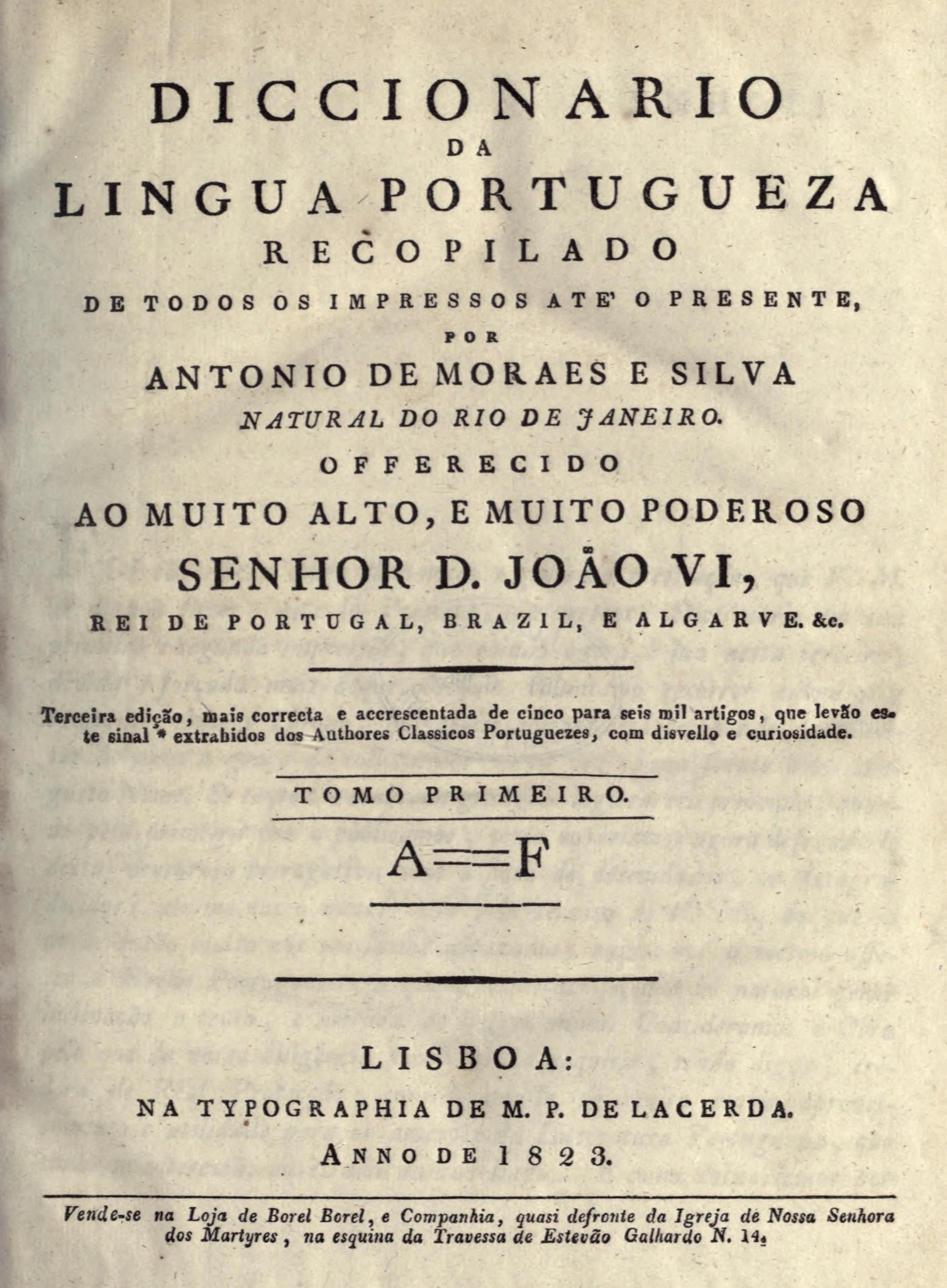 A Terra - O Brasileiro autor de um dos primeiros dicionários da Língua ...