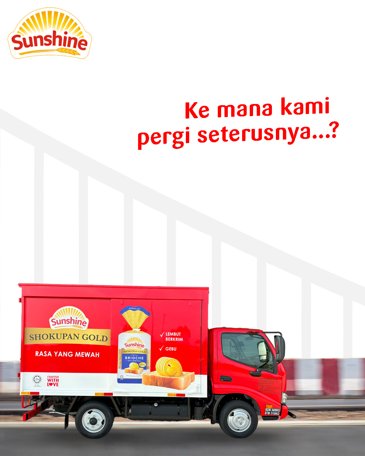 Sunshine - Lori kami sedang menuju ke destinasi seterusnya! 🚛💨 Tapi ke ...