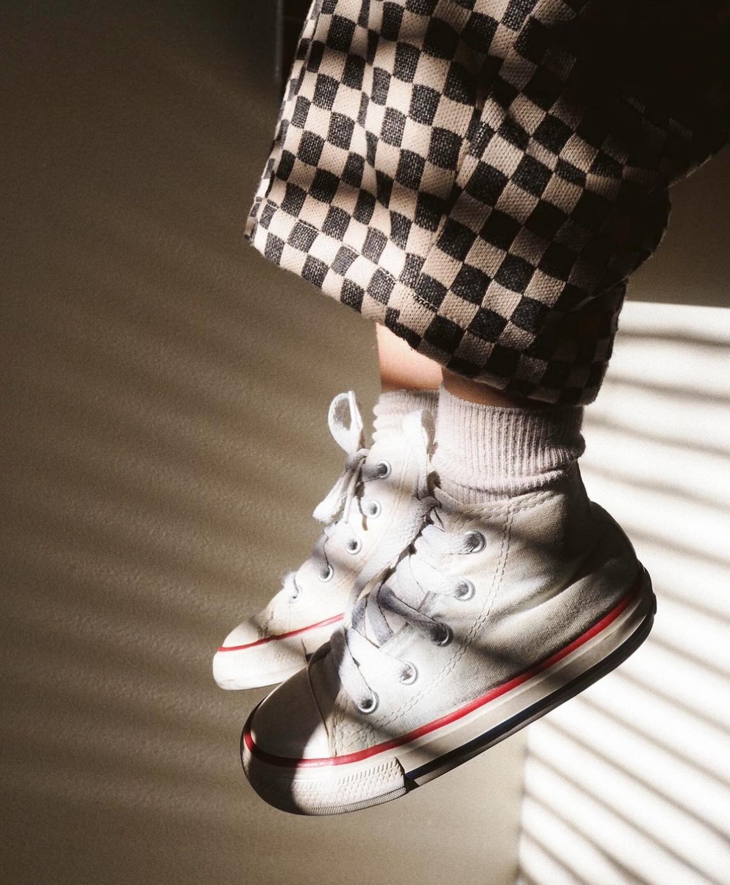 bel&bow オーバーオール bel&bow Grid Linen Overall