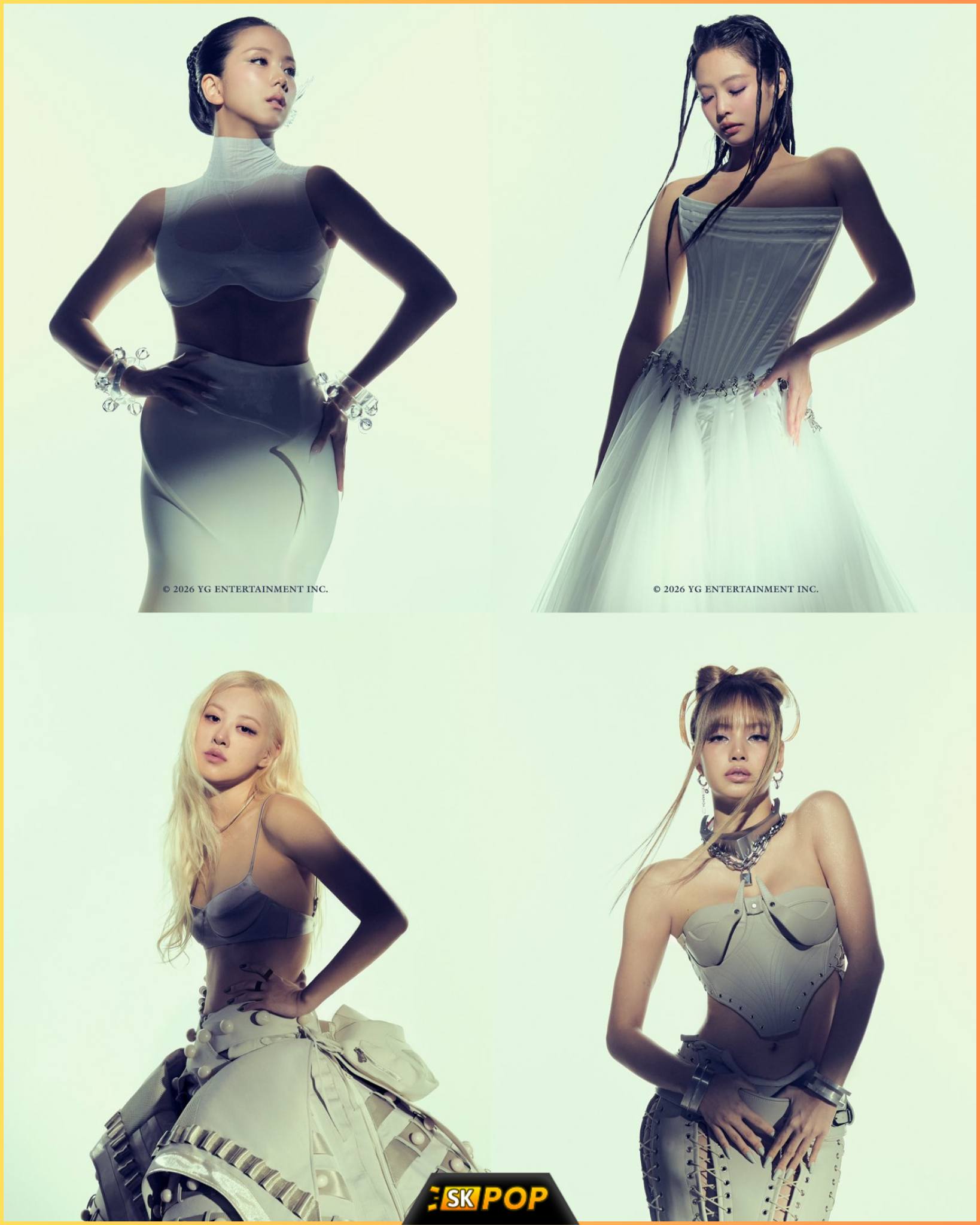 📸 BLACKPINK's JISOO, JENNIE, ROSÉ AND LISA look stunning for