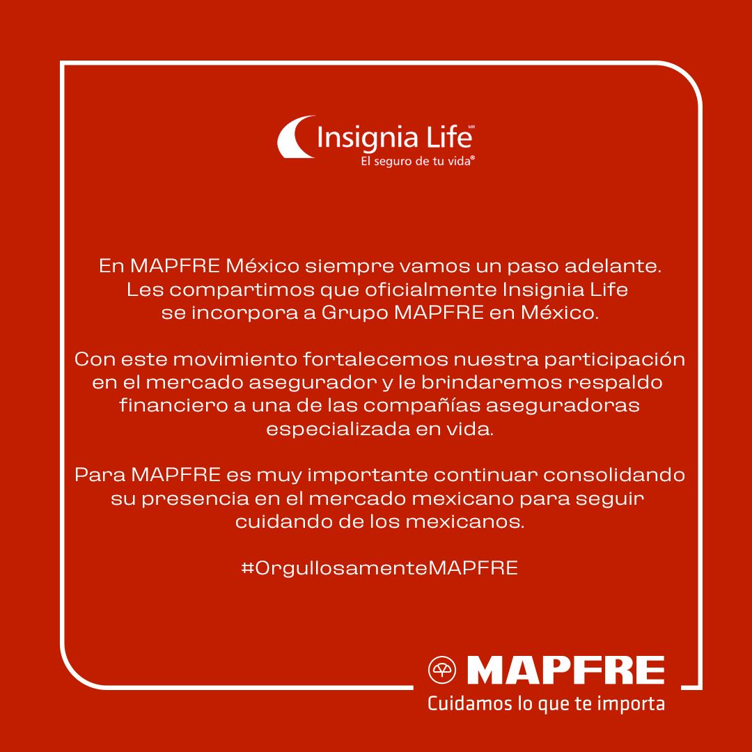 MAPFRE - Nos enorgullece anunciar que Insignia Life ahora es parte de ...