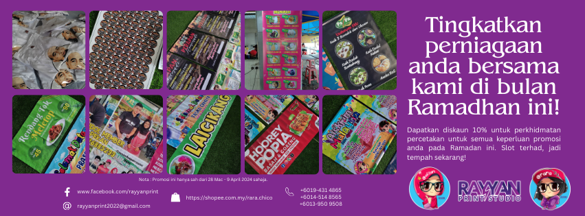 Rayyan Print Studio | Kuantan