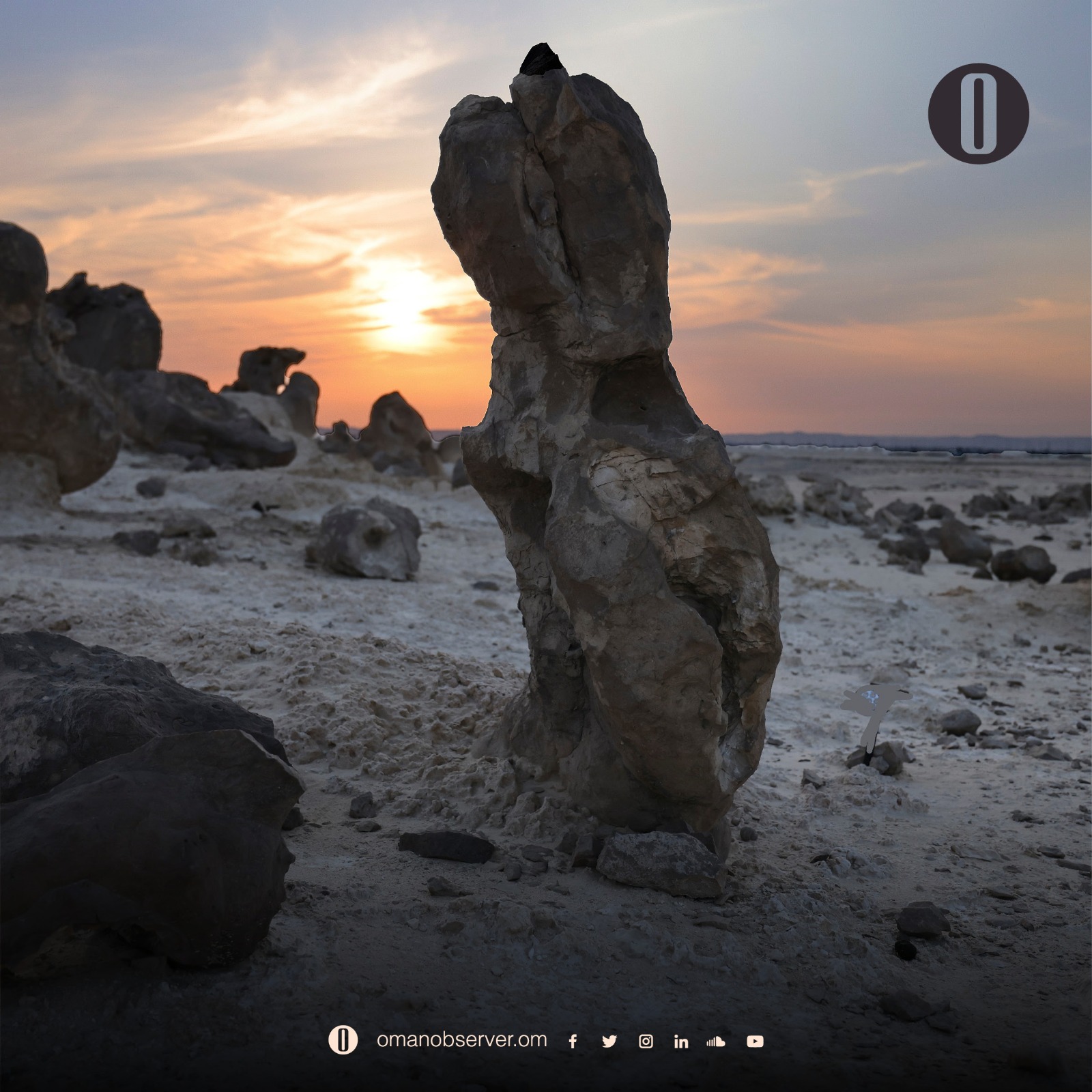 Oman - Duqm Rock Garden is one of the major geological sites in the ...