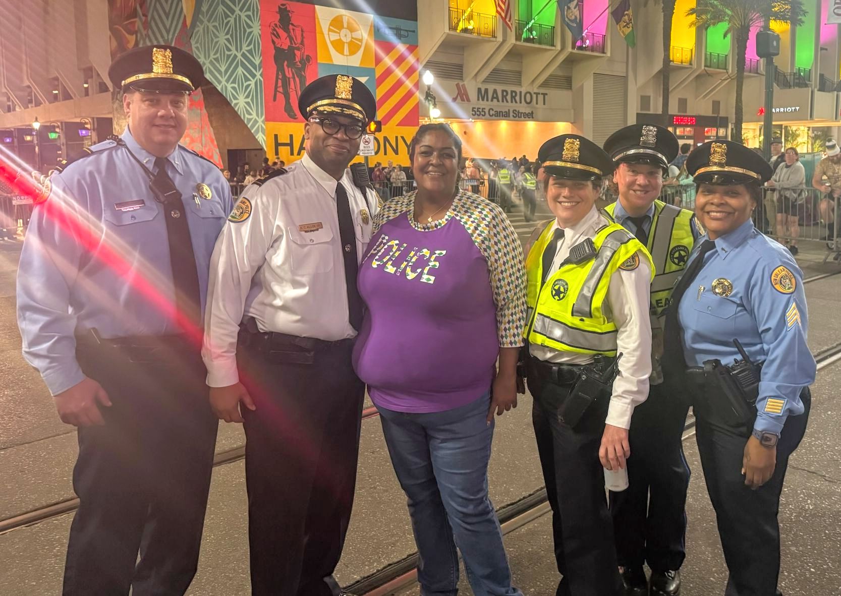 NOPD - While out on the parade route, our district leaders had the ...