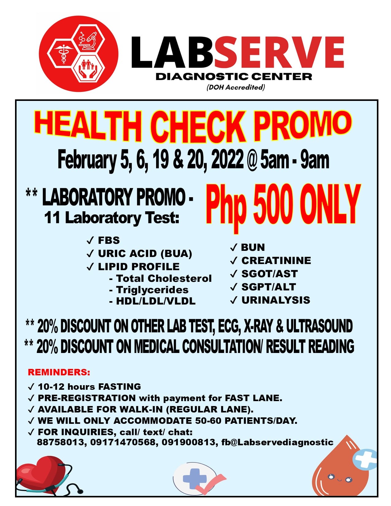 LABSERVE DIAGNOSTIC CENTER -... - LabServe Diagnostic Center | Facebook