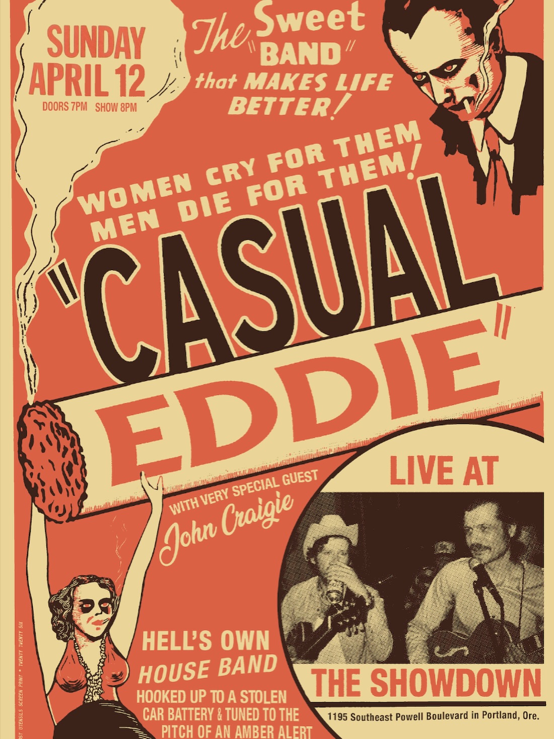 12' Inner Life – I Want To Give You Me Pickathon Presents CASUAL EDDIE with special guest JOHN CRAIGIE