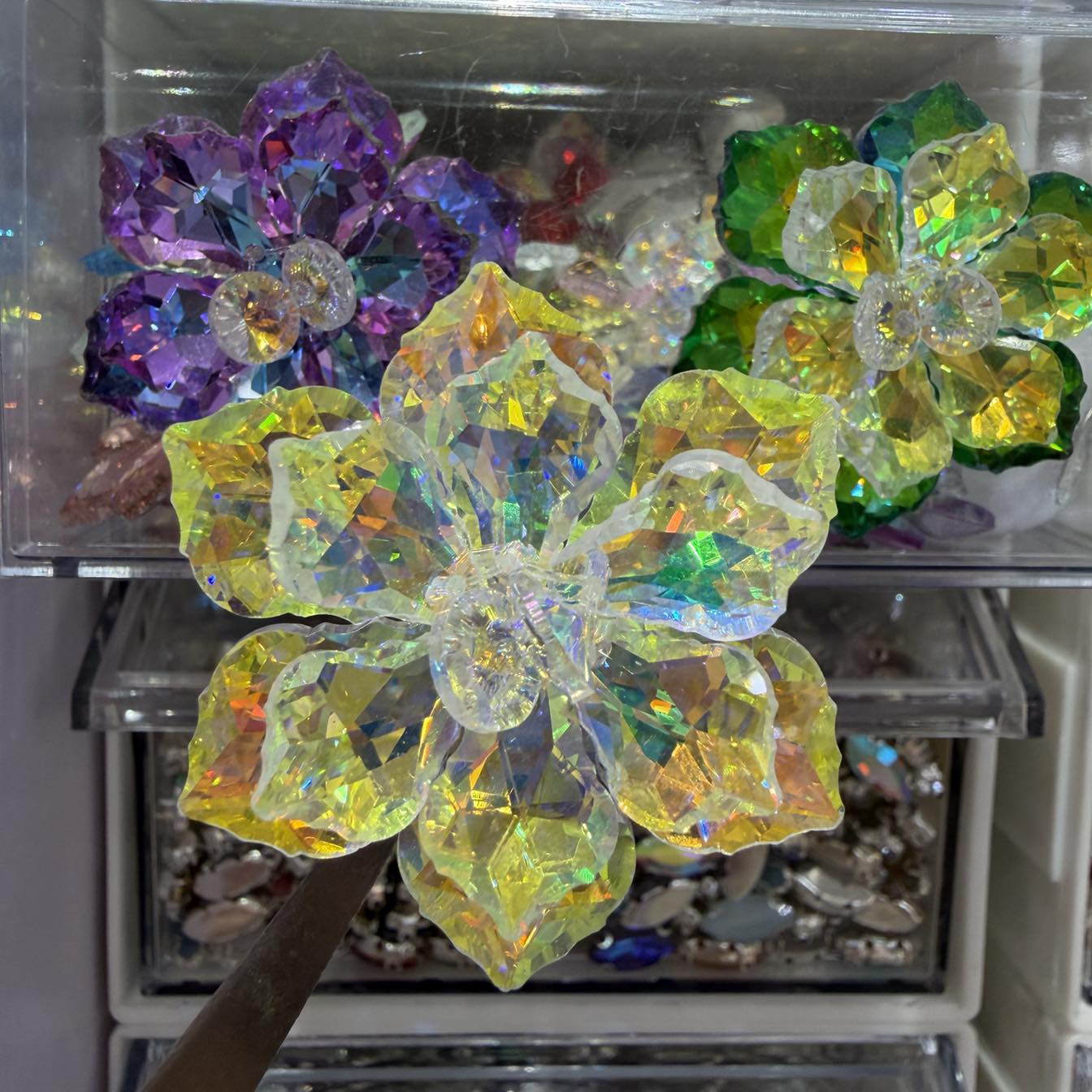 #glass#rhinestones #wholesaleprice #crystalshop #stock#AB color | Mia ...