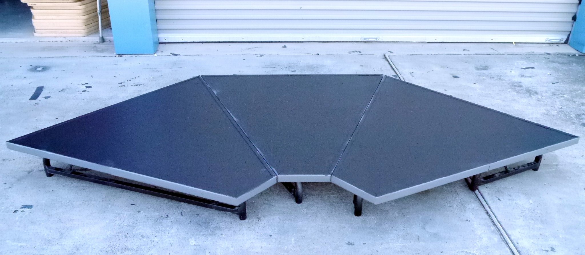 Lot of 3 used Wenger Trouper Triangle Portable Stage Riser Decks - 34 ...
