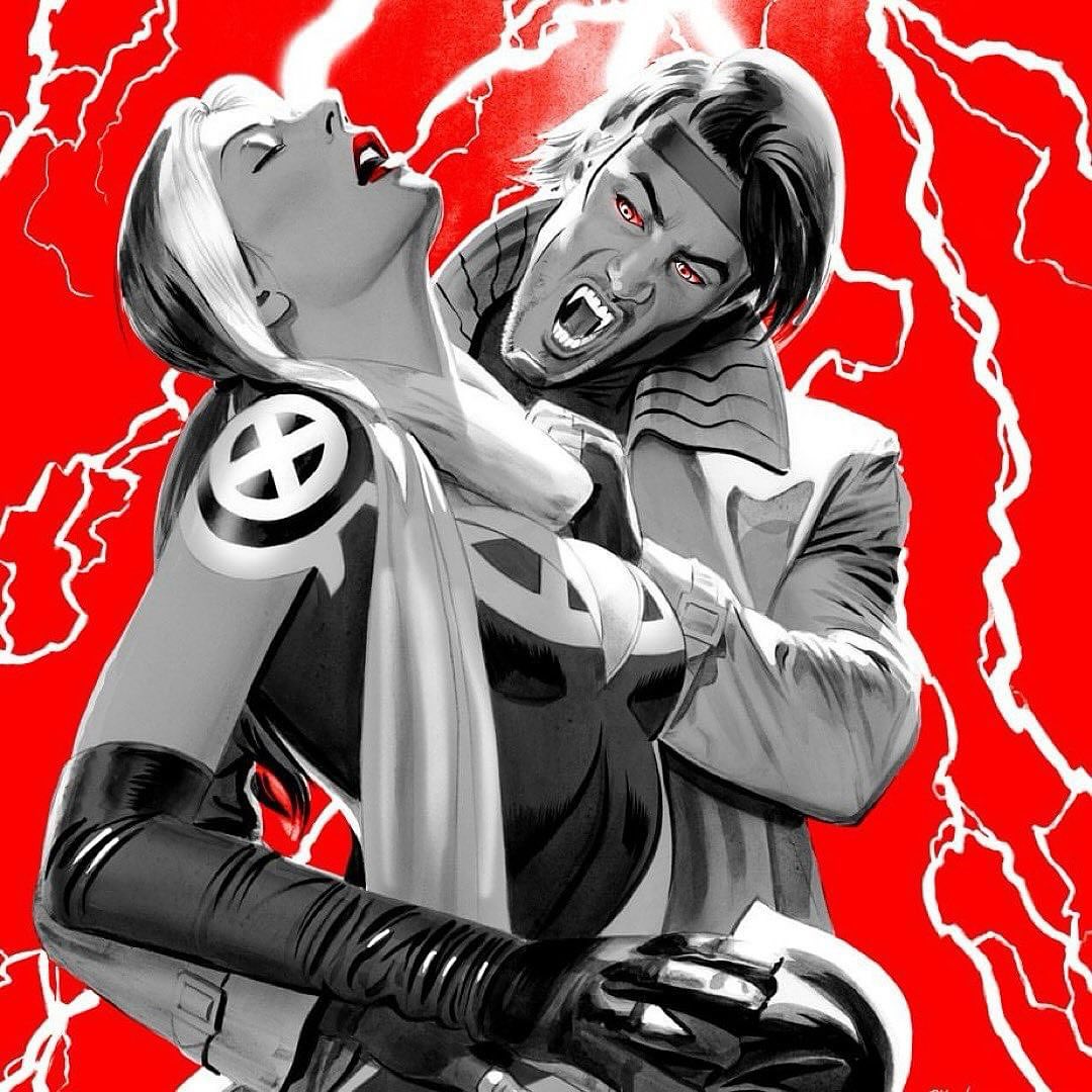 X-Men Legacy #2 vampire variant cover art by Mike Mayhew