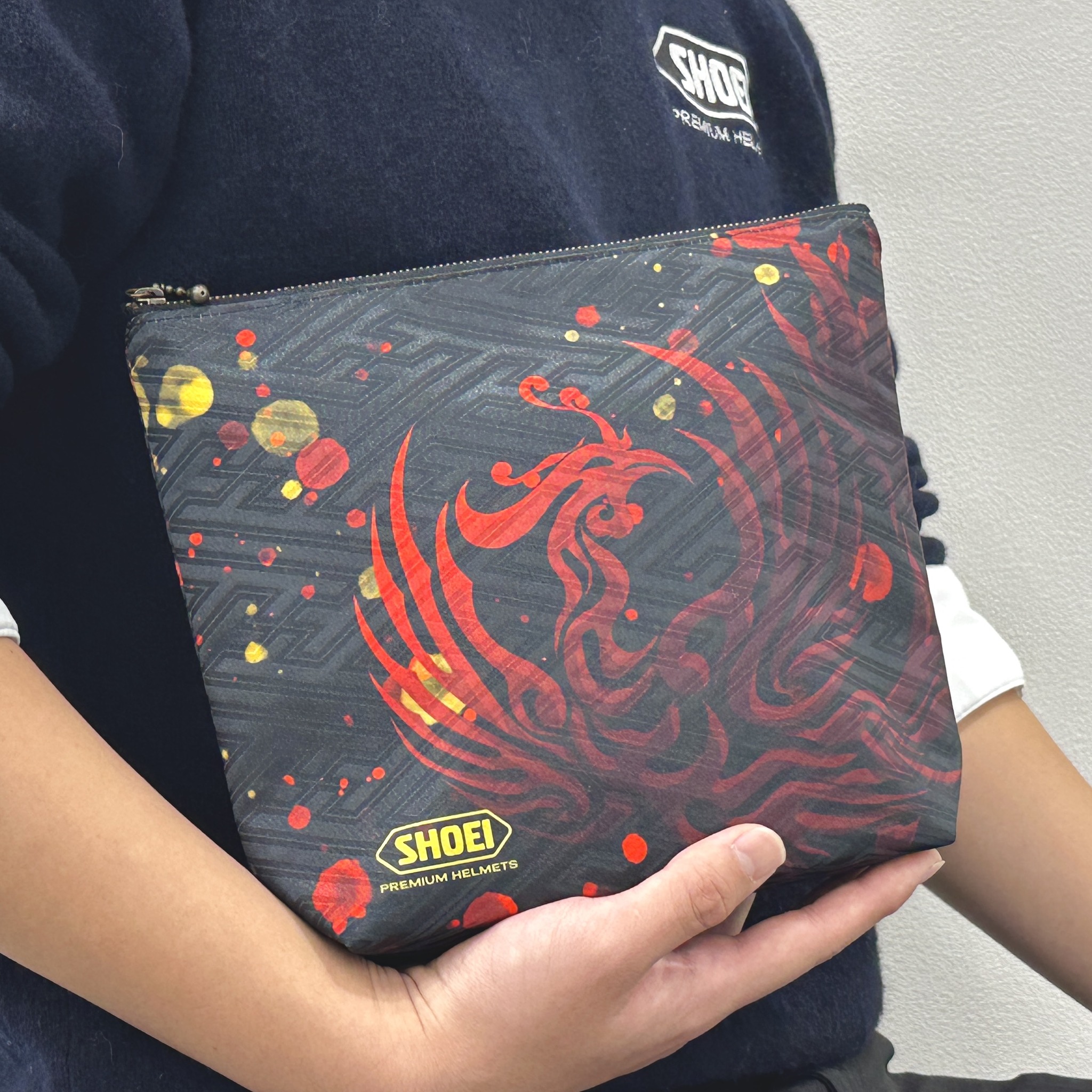 スギシタ×SHOEI ポーチ入荷🔥】 先月から販売を開始している、京都印染