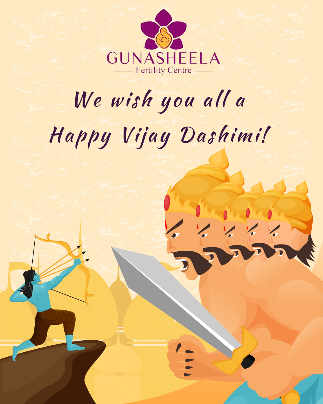 A happy Vijay Dashimi from... - Gunasheela Fertility Centre